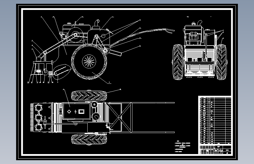 自走式大蒜收获机设计【含9张CAD图纸+文档】
