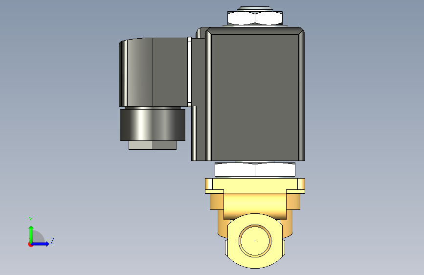 电磁阀-0255-020164-2-2-way_Solenoid_Valve 左侧视图