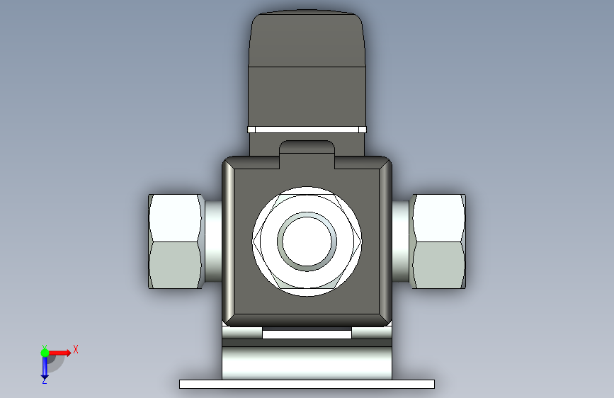电磁阀-0255-021251-2-2-way_Solenoid_Valve 俯视图