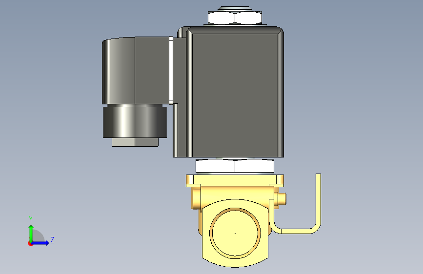 电磁阀-0255-089404-2-2-way_Solenoid_Valve 左侧视图