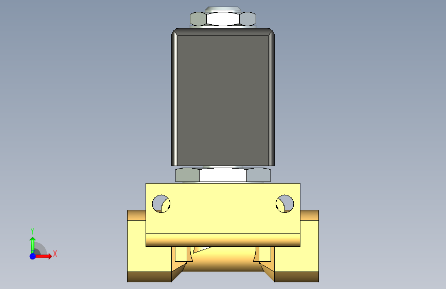 电磁阀-0255-089404-2-2-way_Solenoid_Valve 正面视图