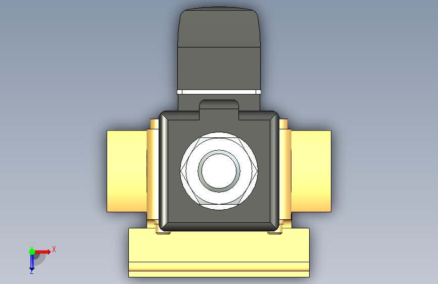 电磁阀-0255-089404-2-2-way_Solenoid_Valve 俯视图