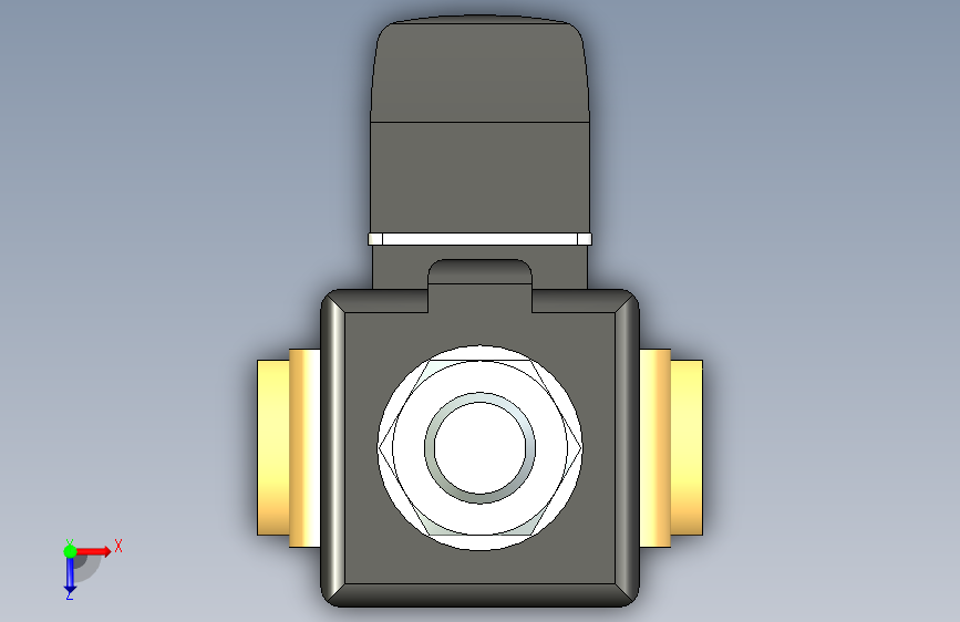 电磁阀-0255-089888-2-2-way_Solenoid_Valve 俯视图