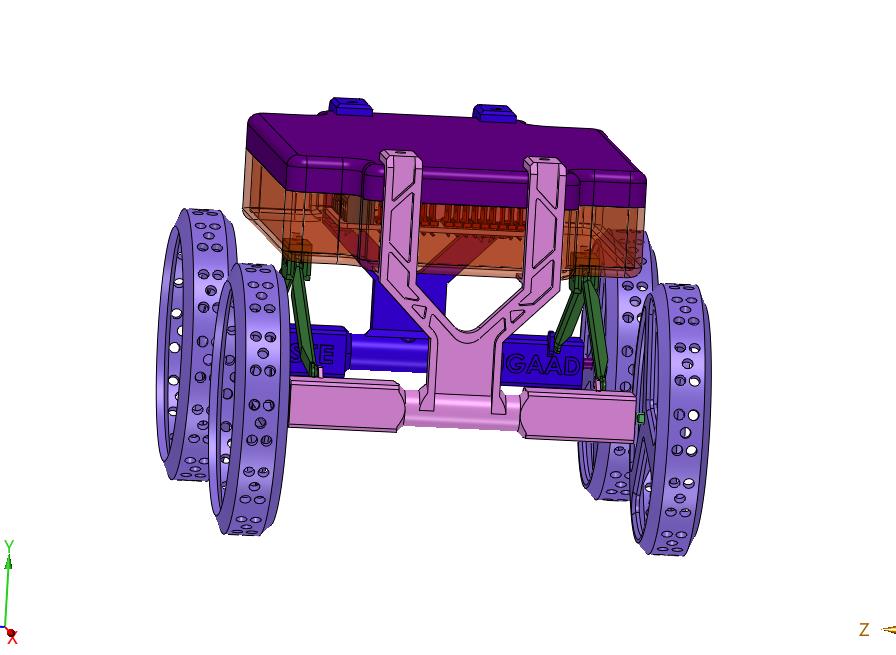 3D打印外壳自主导航智能小车