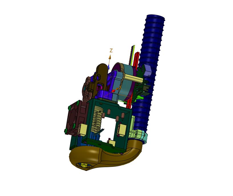 3d打印机一体连体铝喷头