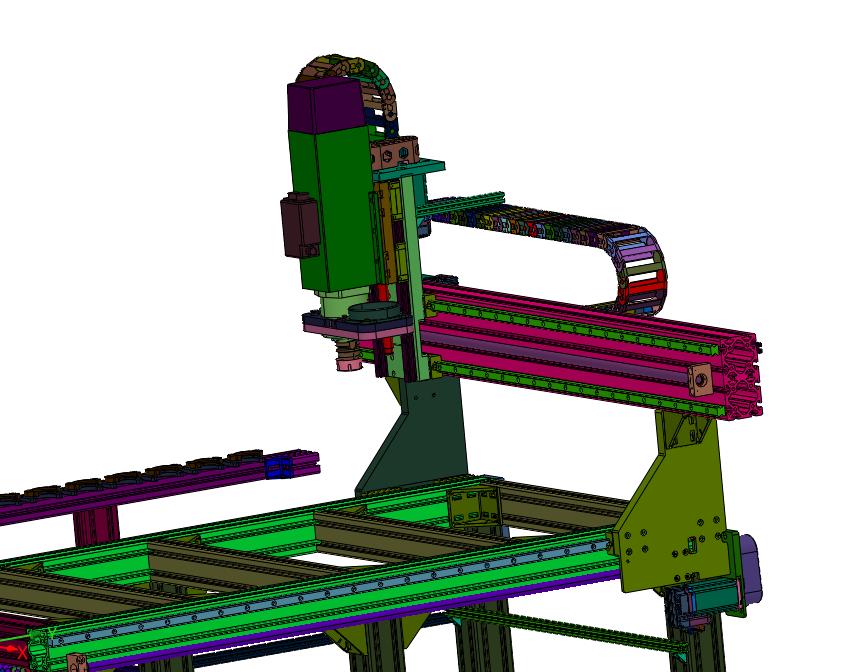 板式家具用直列换刀型木工加工中心