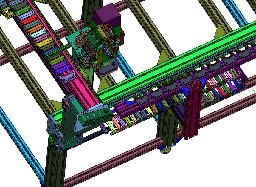 板式家具用直列换刀型木工加工中心