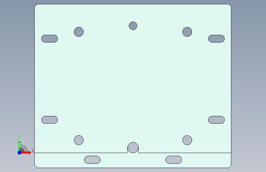 MDLM-C-006-V1.0_提升板_step 正面视图