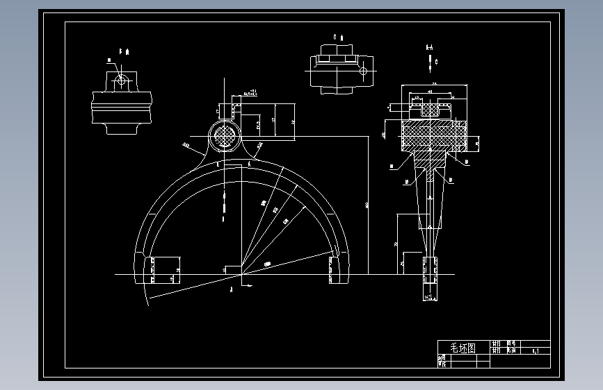 三四档拨叉铣大扁倒角课设及全套图纸