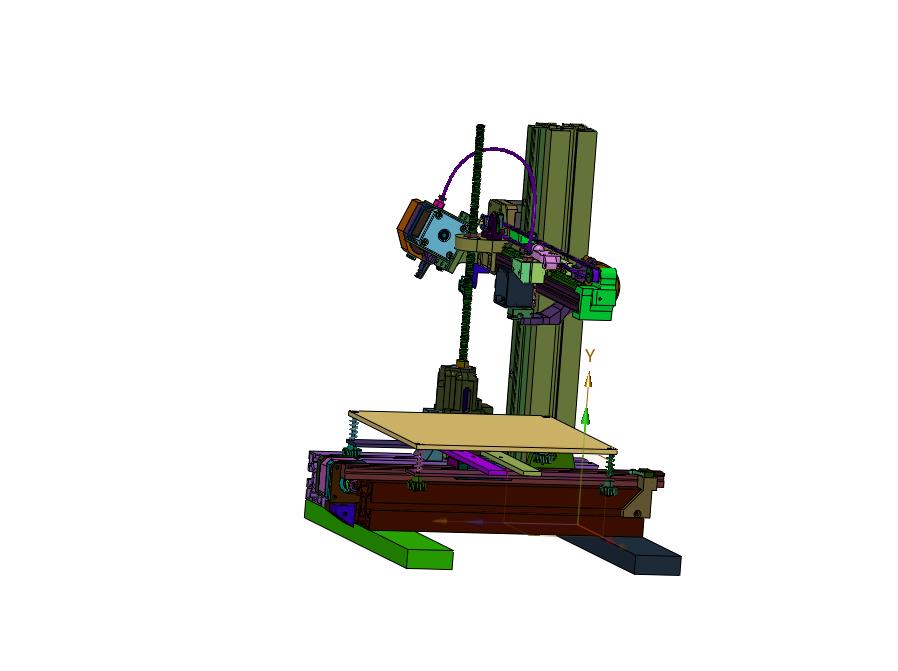 低成本全金属开源DIY悬臂3D打印机