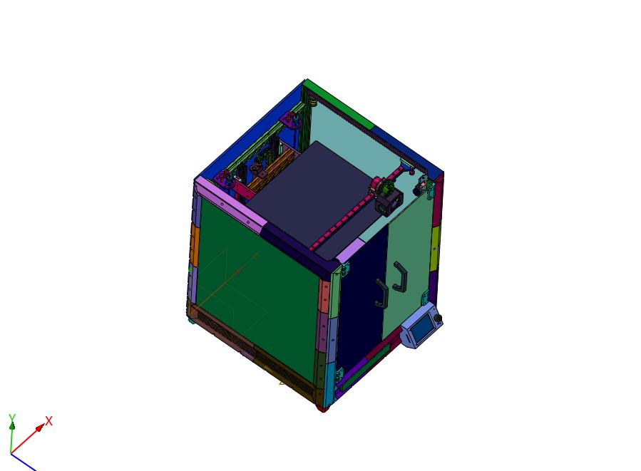 高精度的corexy固件3D打印设备