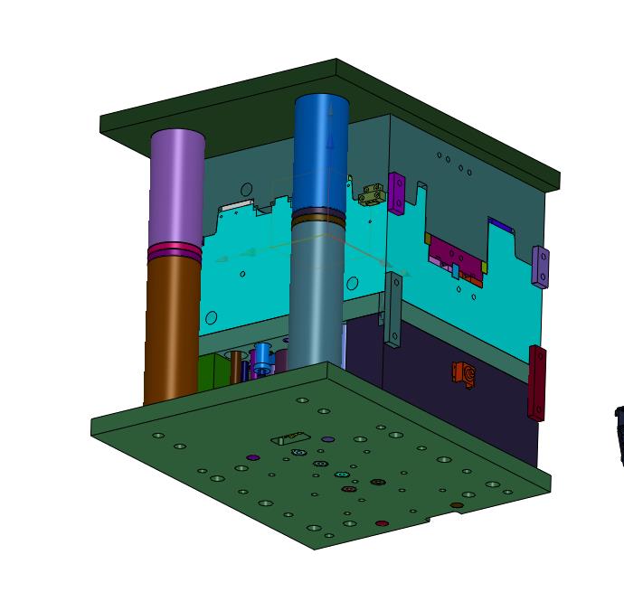 漏盒塑料外壳注塑模具