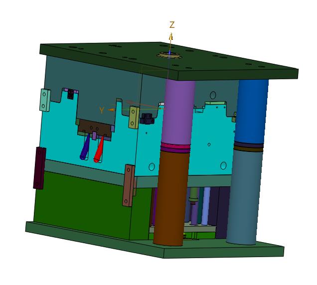 漏盒塑料外壳注塑模具
