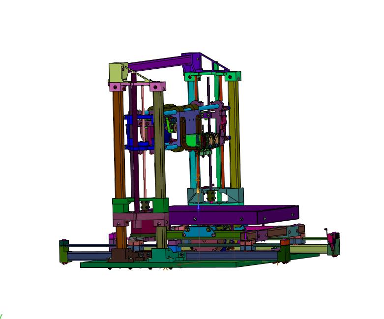 双头多色彩Prusa 3D打印机