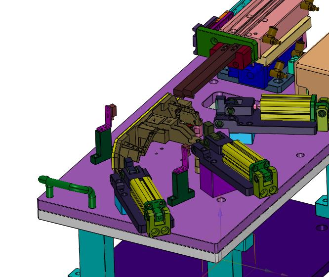新能源汽车电控外壳用安装固定夹具