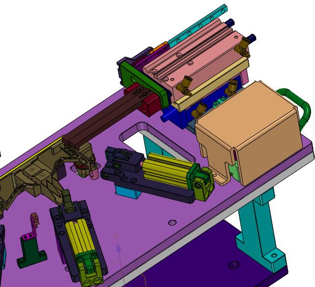 新能源汽车电控外壳用安装固定夹具