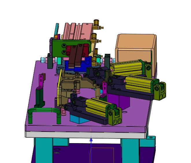 新能源汽车电控外壳用安装固定夹具