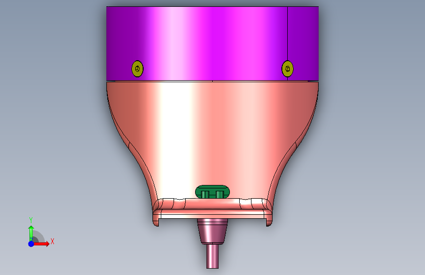 旋转光电多面转镜反射检测雷达 正面视图