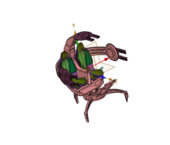 宇宙飞船游戏设备动感座椅