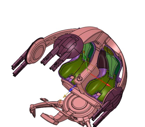 宇宙飞船游戏设备动感座椅