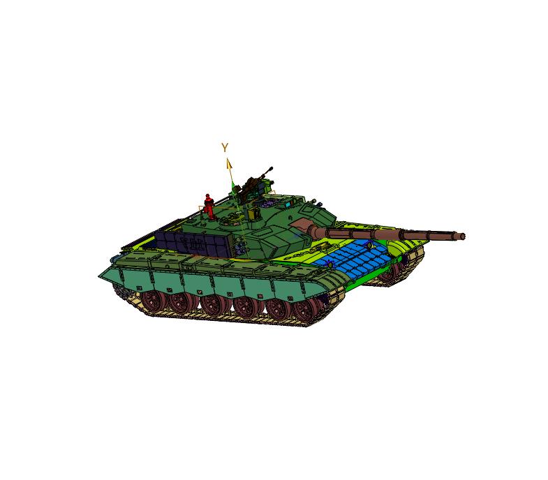 中国99式B型作战坦克