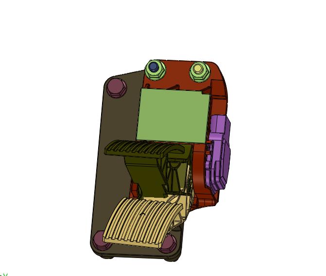 装载机油门踏板操纵阀