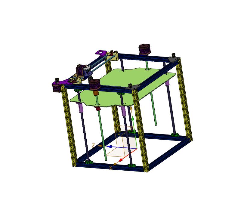 组装超魔方HyperCube3D打印机