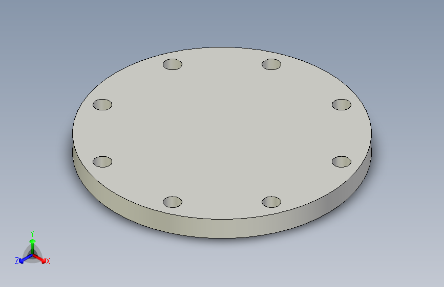 盲板凸面 8_ ASME 16.5