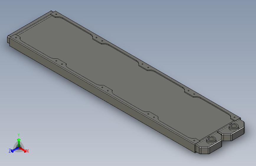 480x20mm PC 冷却散热器
