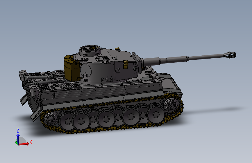 1：10德国虎坦克