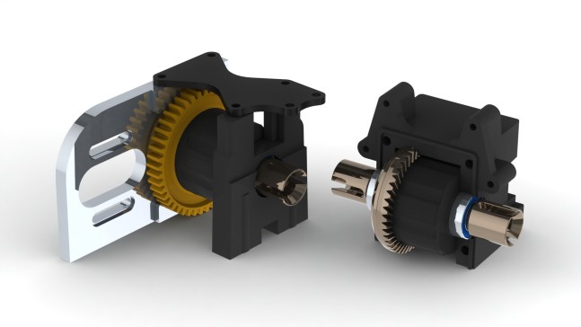 1-8 RC-遥控赛车差器差图纸(含STEP)