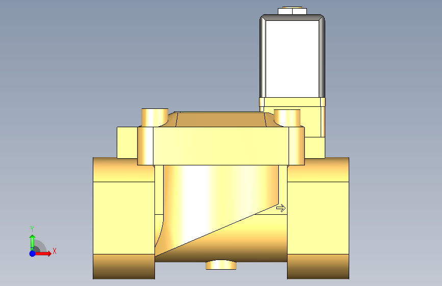 电磁阀-5281-2_2-way-solenoid-valve-134390 正面视图