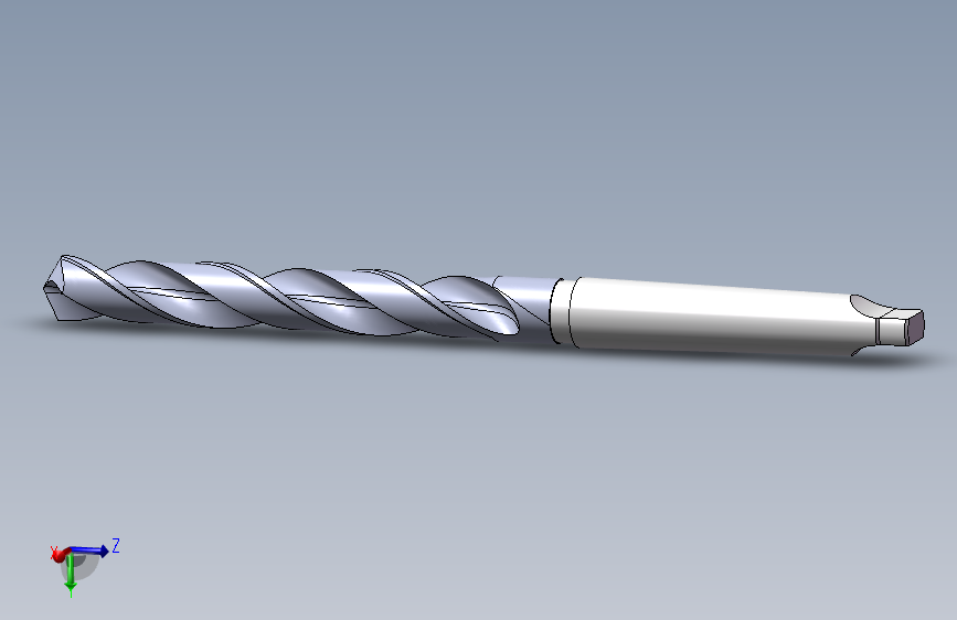 麻花钻头的solidworks模型