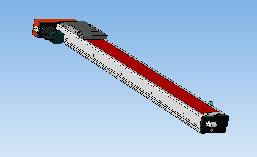 直线运动，行程为750 mm，左电机XNTD10-750-B