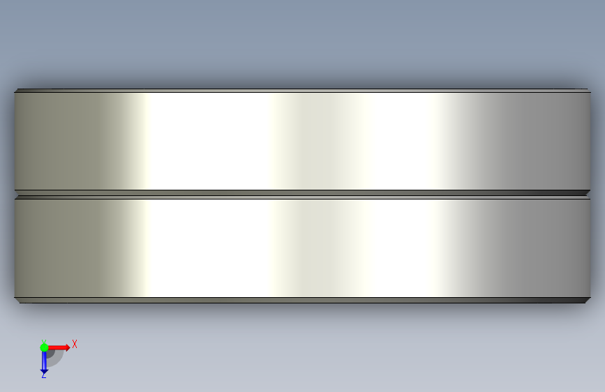国标径向止推滚珠轴承-Bearing,GB-T292_B_AC_DT-1994 俯视图
