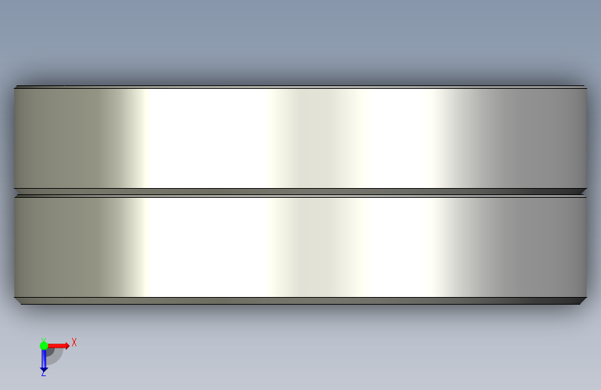 国标径向止推滚珠轴承-Bearing,GB-T292_B_B_DT-1994 俯视图