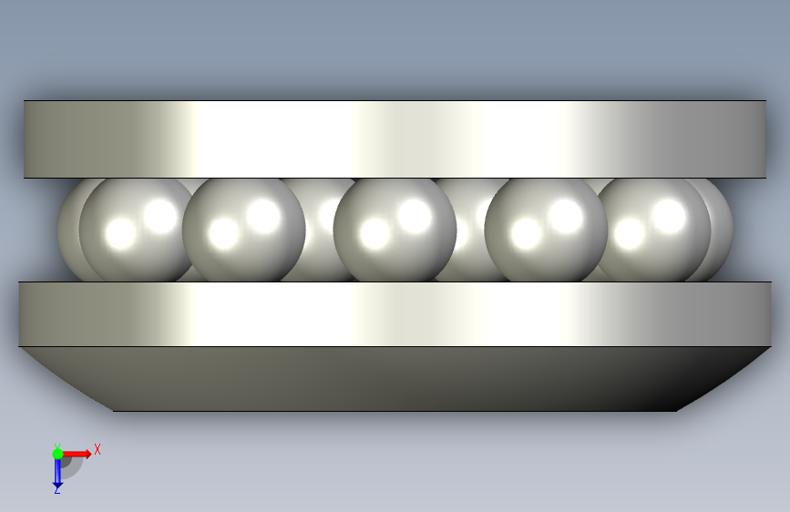 国标推力球轴承-Bearing,GB-T301_53000-1995 俯视图