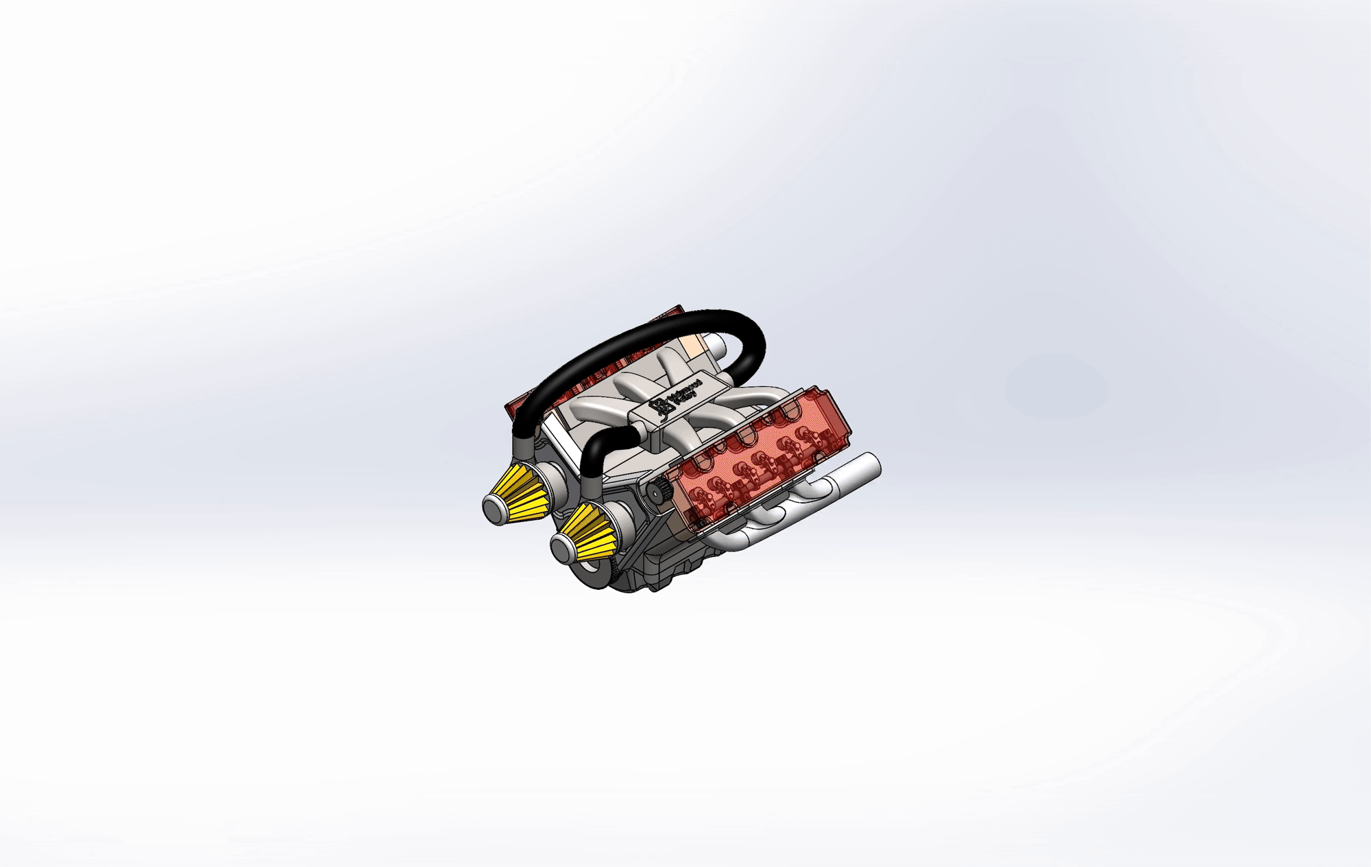 V6汽车发动机