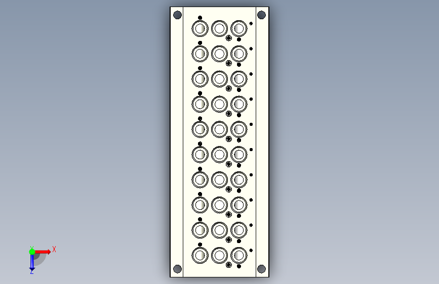 支架-550096 CPE18-PRS-3_8-10-NPT 俯视图