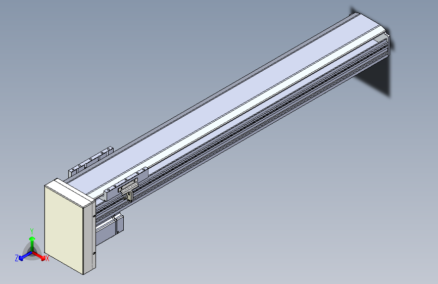 滚珠丝杆线性模组-TPA-HNR-120D-1610C-L700-MP-Y-P40-N3