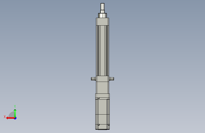 TPA ESR系列轻载型电动缸-TPA-ESR40-1210C-L100-M-TC-W-P40-C3 背面视图