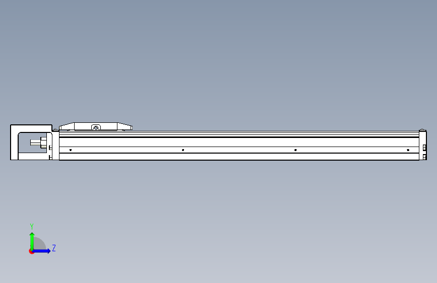 TPA KK系列单轴机器人-TPA-KCR-8610C-640A1-M-F0_STEP_模型图纸下载 – 懒石网