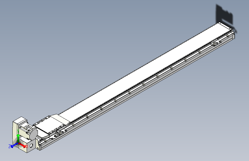 TPA机器人GCB系列皮带驱动直线轴-TPA-GCB-120-P70-L1100-LU-M20-N3