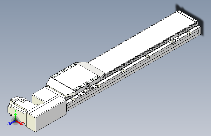 TPA机器人GCB系列皮带驱动直线轴-TPA-GCB-150-P80-L500-QR-M75-N3
