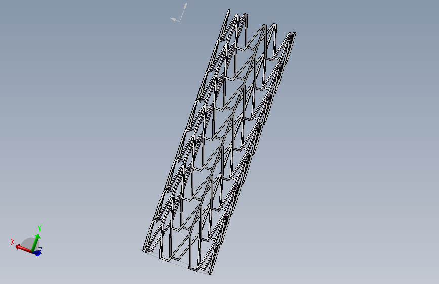 血管支架solidworks模型