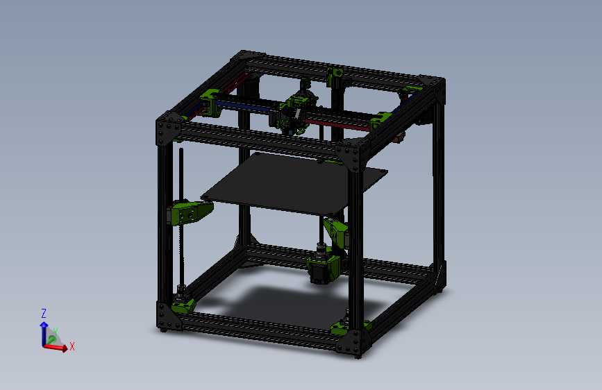 B3878-Rat Rig V-Core Pro 1.3 -3d打印机