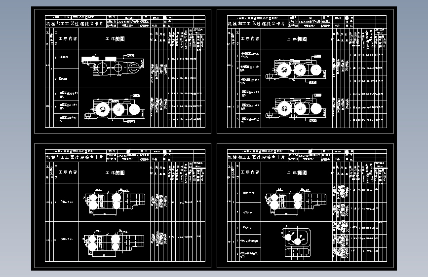 1_后托架[831001] 1-钻M6孔夹具CAD图纸+说明书