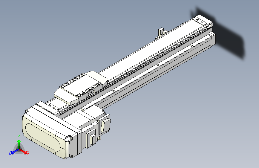 TPA GCR系列滚珠丝杠直线轴内置导轨-TPA-GCR-40-1210C-L200-ML-M10-N3