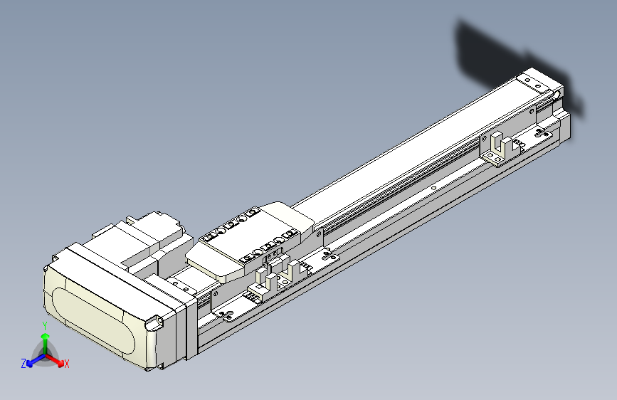 TPA GCR系列滚珠丝杠直线轴内置导轨-TPA-GCR-40-1210C-L200-MR-M10-N3