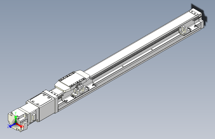 TPA GCR系列滚珠丝杠直线轴内置导轨-TPA-GCR-40-1210C-L350-M-M10-N3